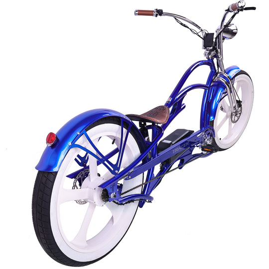 26" Raptor Pro DS Electric 5-speed, 800W Chopper Fat Tires Bike