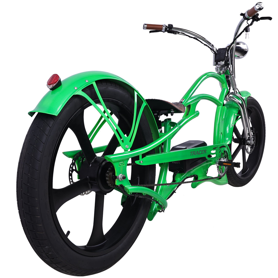 26" Raptor Pro DS Electric 5-speed, 800W Chopper Fat Tires Bike