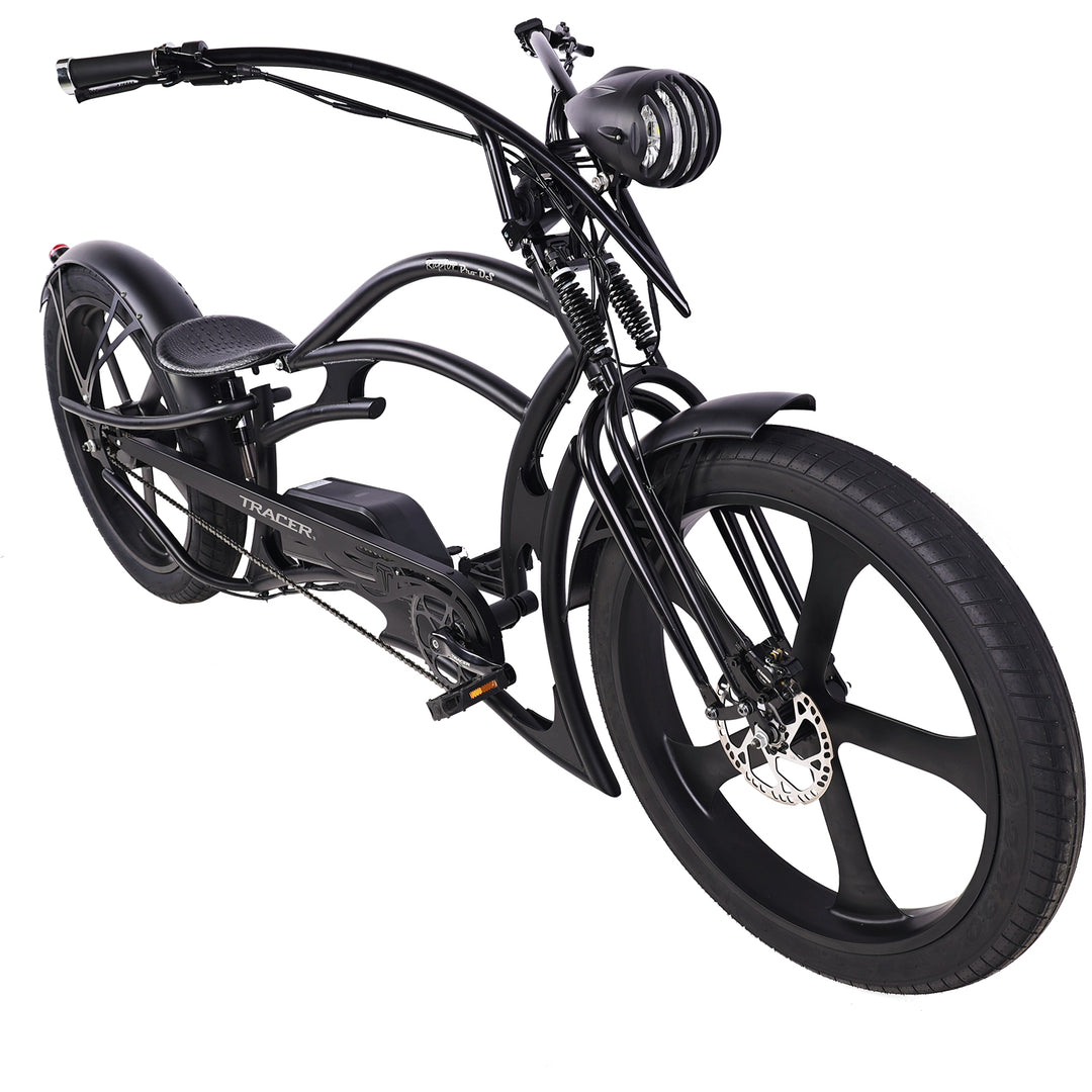 26" Raptor Pro DS Electric 5-speed, 800W Chopper Fat Tires Bike