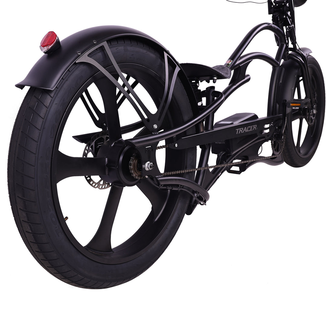 26" Raptor Pro DS Electric 5-speed, 800W Chopper Fat Tires Bike