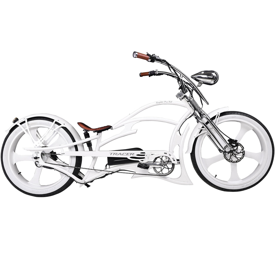 26" Raptor Pro DS Electric 5-speed, 800W Chopper Fat Tires Bike