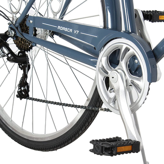 Micargi Roasca 700C 53cm Hybrid City Bikes 7 Speed