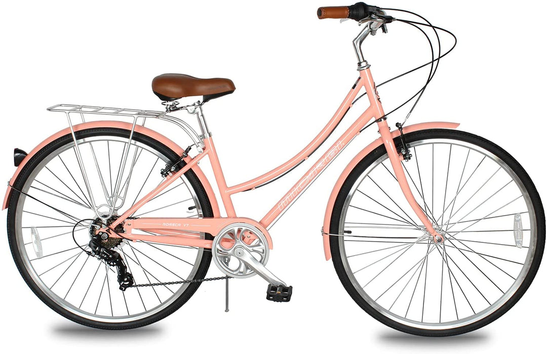 Micargi Roasca Step Through 700C Hybrid City Bikes 7 Speed