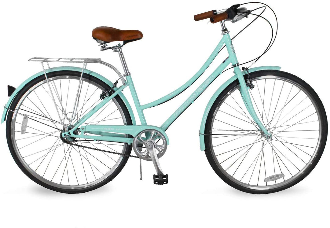 Micargi Roasca Step Through 700C Hybrid City Bikes 7 Speed