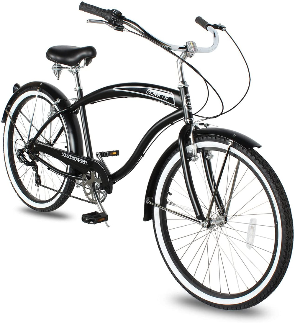 Micargi 26" Rover 7 Speed Beach Cruiser Bike