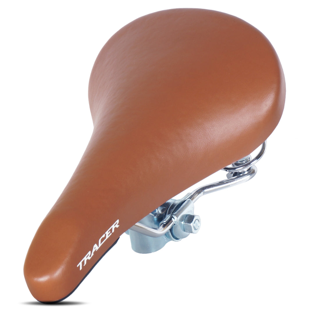 Tracer AF-7024-BRN Retro City Bikes Saddles with Coil Spring