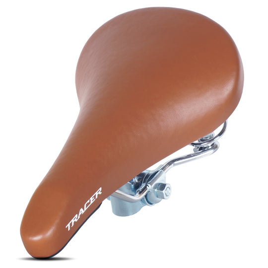 Tracer AF-7024-BRN Retro City Bikes Saddles with Coil Spring