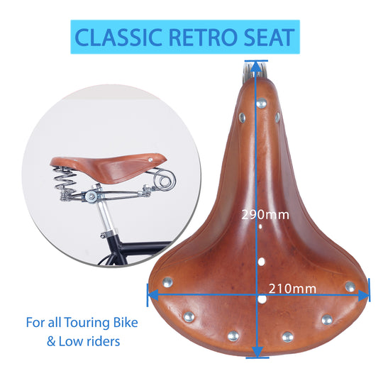 Tracer SD-XDR-5888 Vintage Bike Saddle/Seat