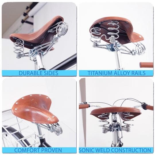 Tracer SD-XDR-5888 Vintage Bike Saddle/Seat