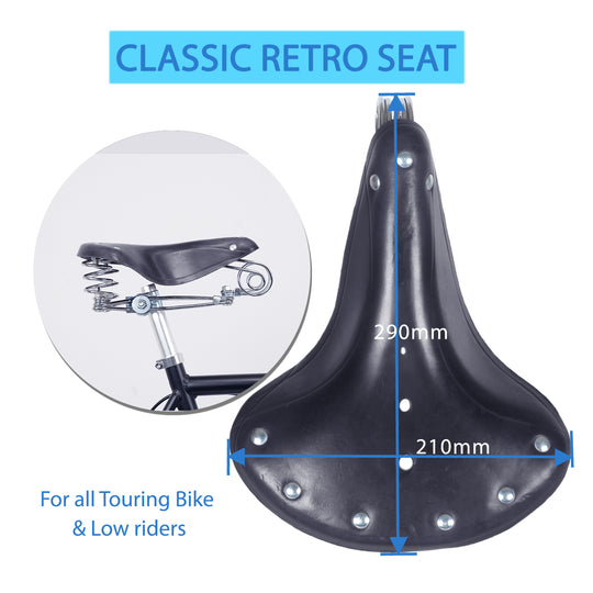 Tracer SD-XDR-5888 Vintage Bike Saddle/Seat