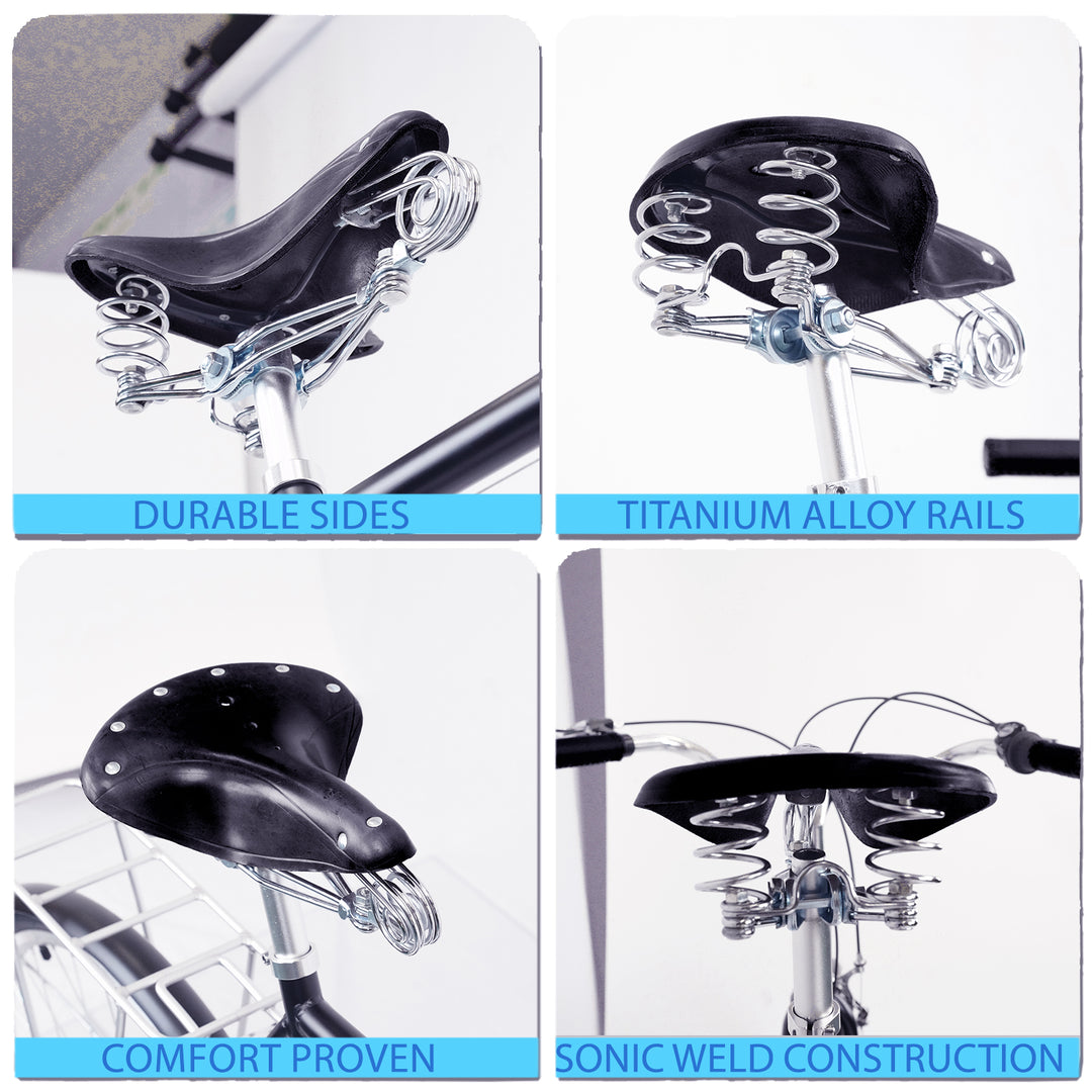 Tracer SD-XDR-5888 Vintage Bike Saddle/Seat