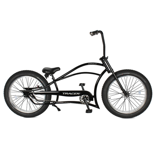 Tracer Siena GT 26'' Chopper Stretch Cruiser Fat Tire Bikes Oversized Frame, Hi-rise Handlebar, Available in 1 Speed/7 Speed