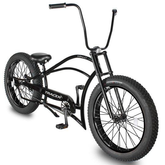 Tracer Siena GT 26'' Chopper Stretch Cruiser Fat Tire Bikes Oversized Frame, Hi-rise Handlebar, Available in 1 Speed/7 Speed