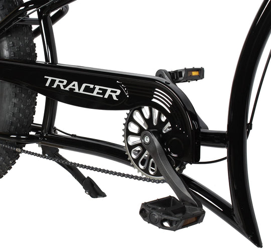 Tracer Siena GT 26'' Chopper Stretch Cruiser Fat Tire Bikes Oversized Frame, Hi-rise Handlebar, Available in 1 Speed/7 Speed