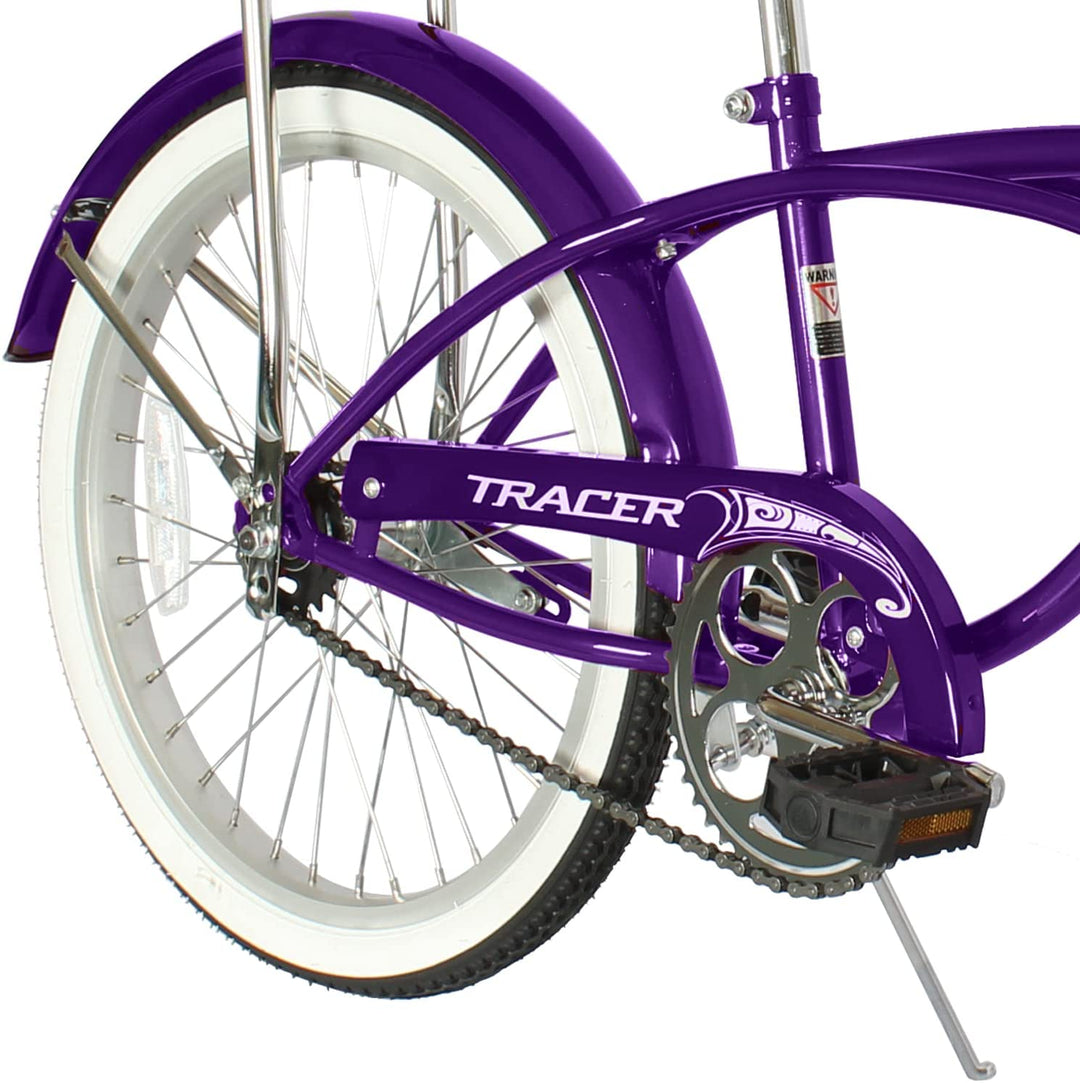 20" Smart Classic Lowrider Beach Cruiser Bike Single Speed
