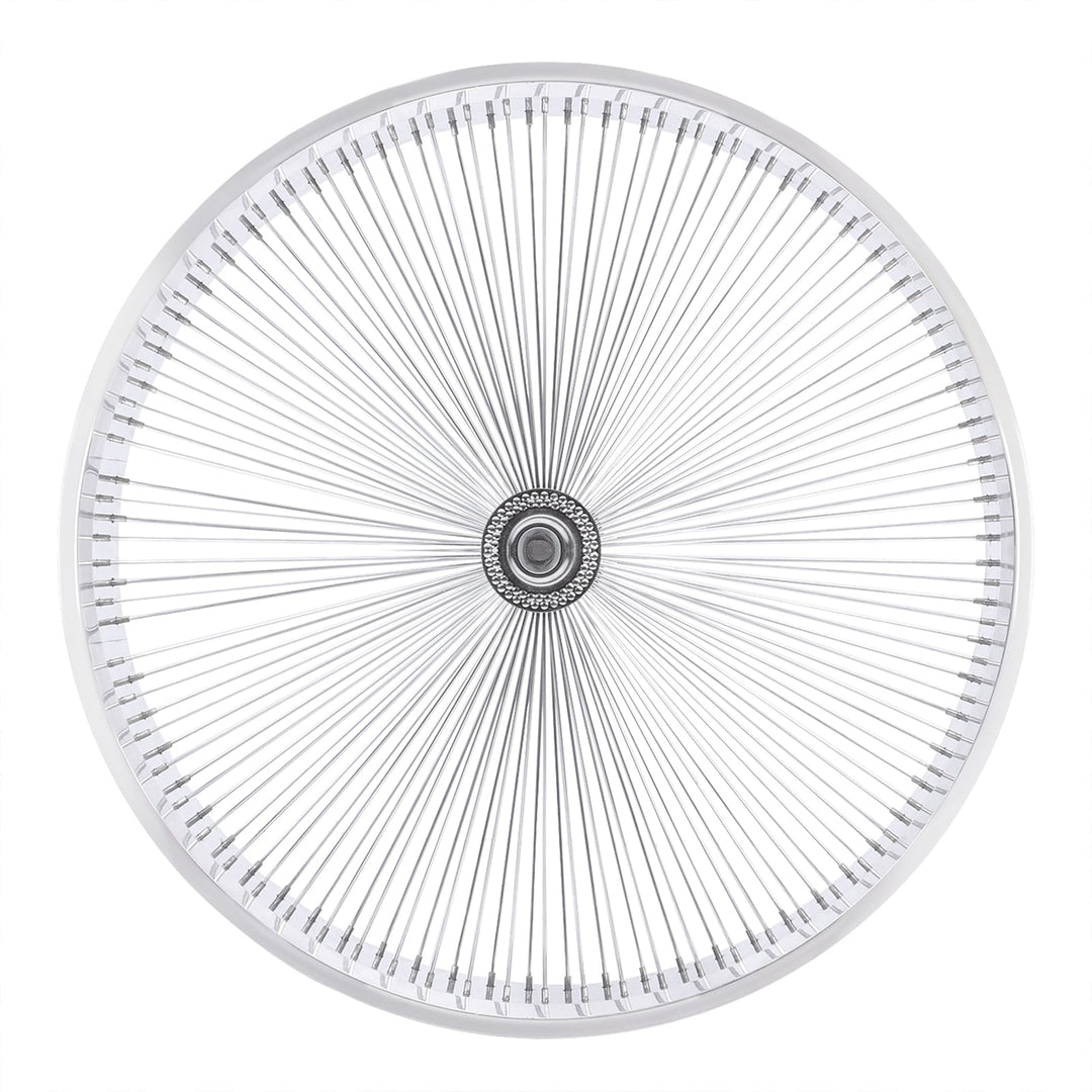 Micargi WH-TR7526140 26"X3"X13GX140H Aluminum Polish Fat Rims Wheel Set
