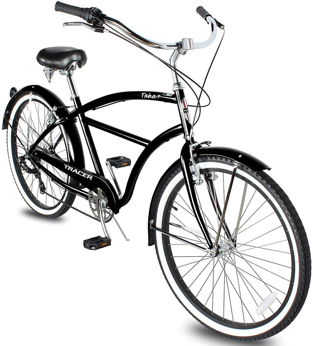 Tracer TAHA 26" Beach Cruiser Bikes Mens 1 & 7 Speed