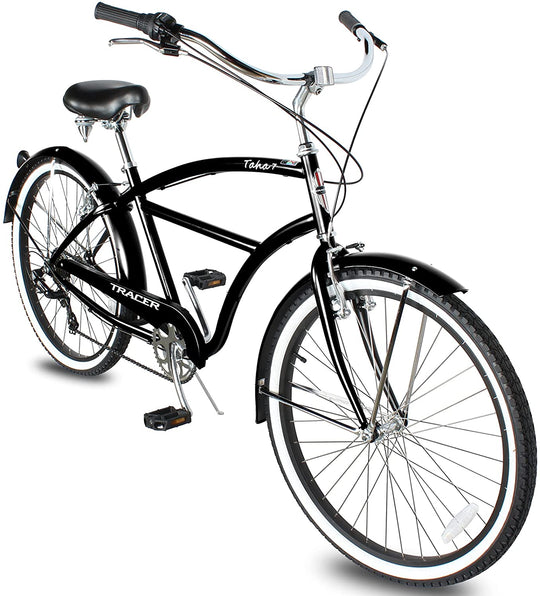 Tracer TAHA 26" Beach Cruiser Bikes Mens 1 & 7 Speed