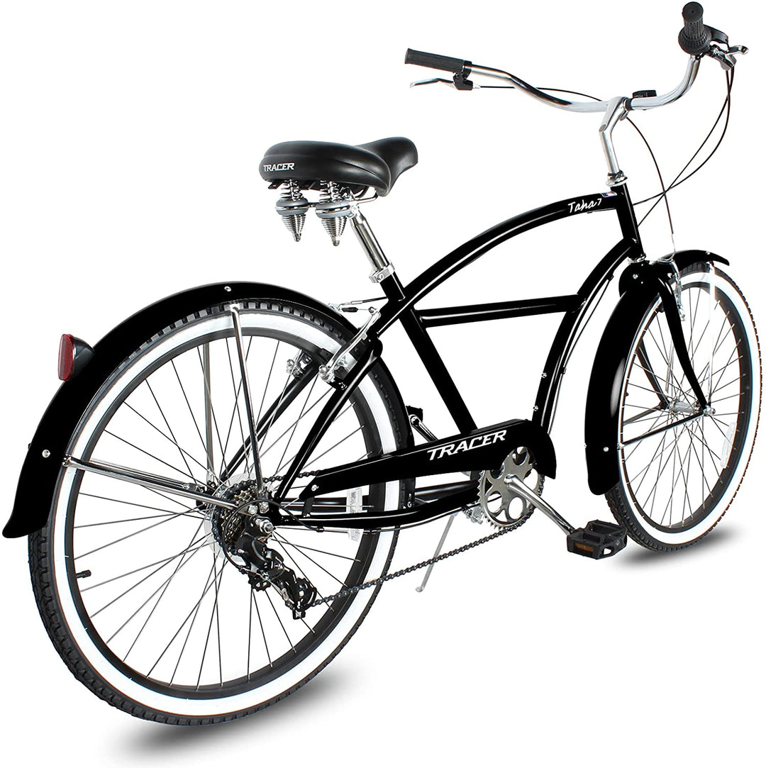 Tracer TAHA 26" Beach Cruiser Bikes Mens 1 & 7 Speed