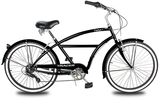 Tracer TAHA 26" Beach Cruiser Bikes Mens 1 & 7 Speed