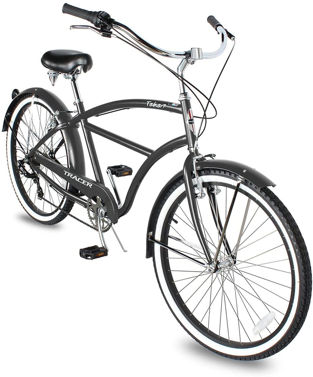 Tracer TAHA 26" Beach Cruiser Bikes Mens 1 & 7 Speed