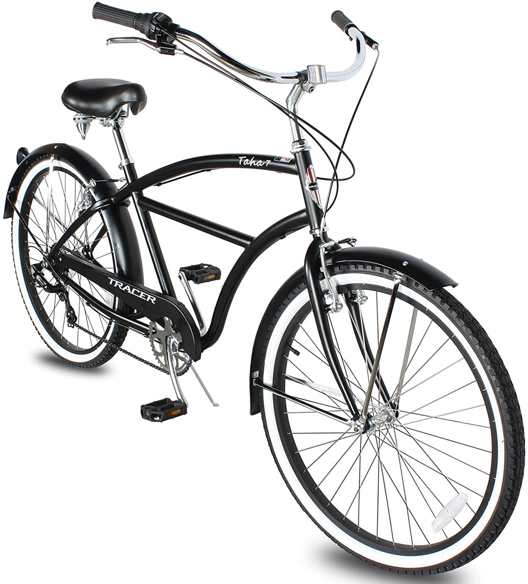 Tracer TAHA 26" Beach Cruiser Bikes Mens 1 & 7 Speed