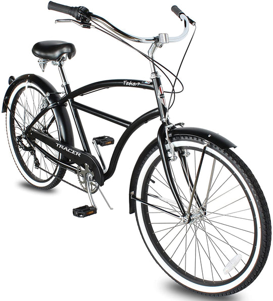 Tracer TAHA 26" Beach Cruiser Bikes Mens 1 & 7 Speed