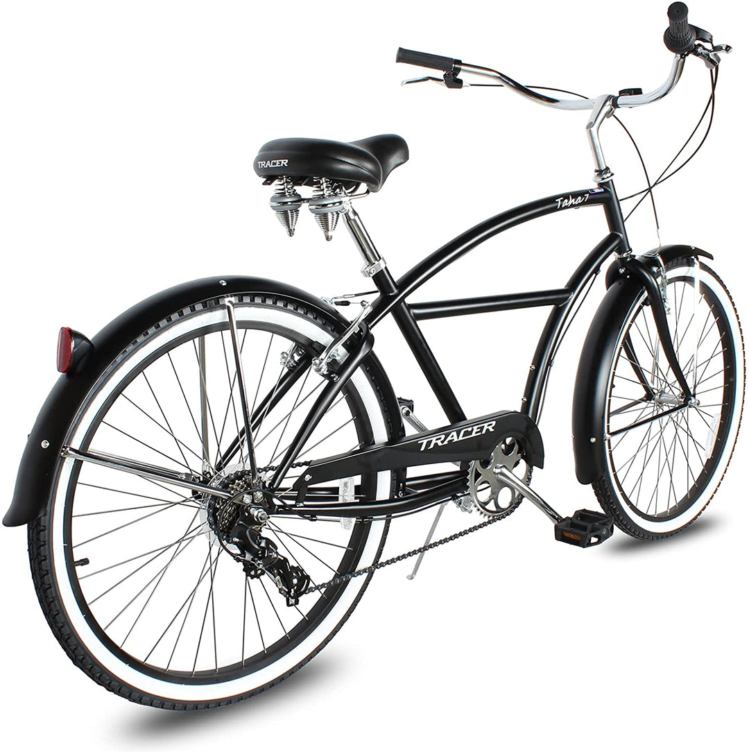 Tracer TAHA 26" Beach Cruiser Bikes Mens 1 & 7 Speed