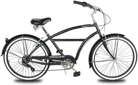 Tracer TAHA 26" Beach Cruiser Bikes Mens 1 & 7 Speed