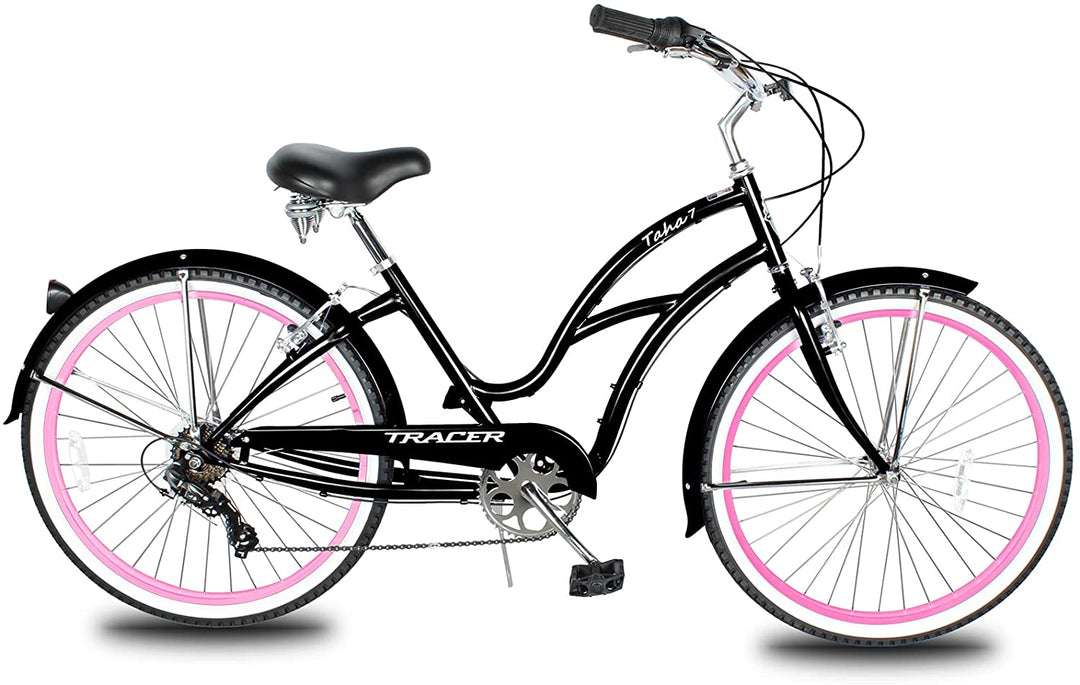 Tracer TAHA 26" Beach Cruiser Bikes 1 & 7 Speed for Women