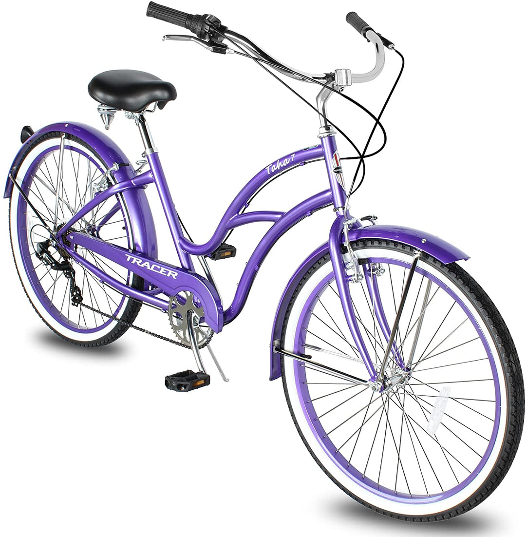 Tracer TAHA 26" Beach Cruiser Bikes 1 & 7 Speed for Women