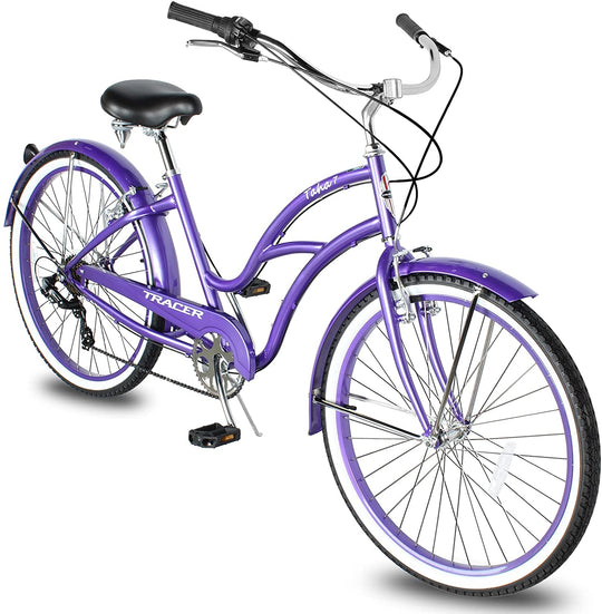 Tracer TAHA 26" Beach Cruiser Bikes 1 & 7 Speed for Women