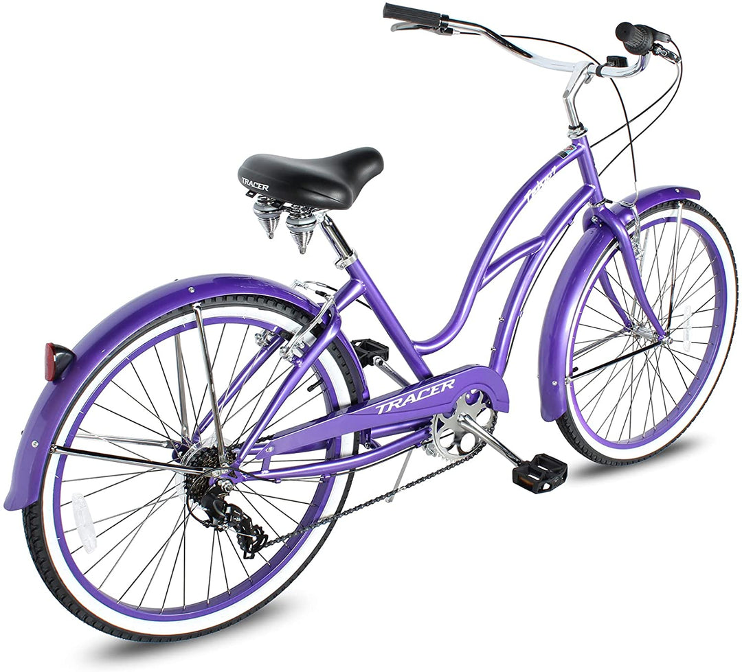 Tracer TAHA 26" Beach Cruiser Bikes 1 & 7 Speed for Women