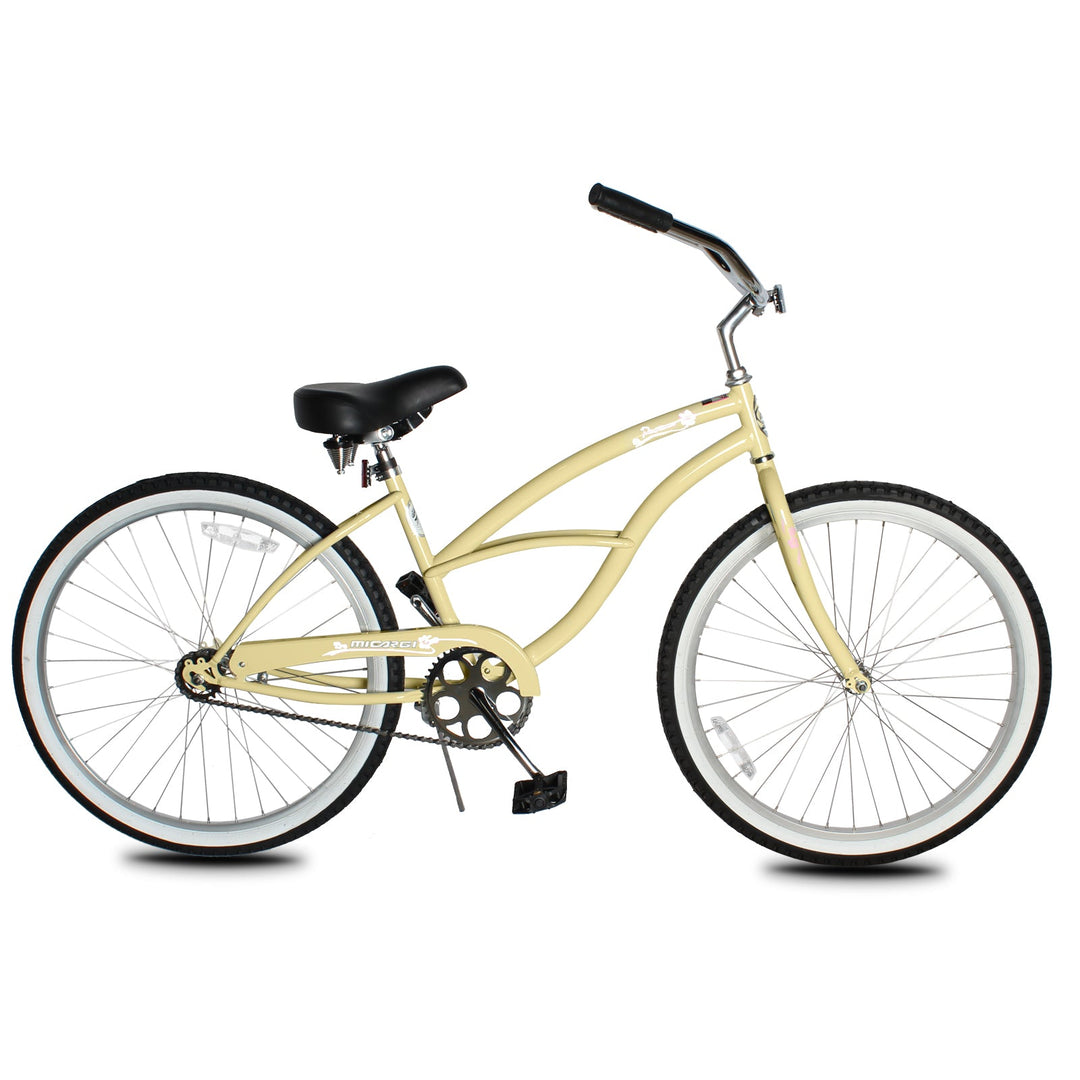 urban beach cruiser bikes Micargi Pantera 26 Inch Women's Beach Cruiser Bike 1 speed /7 Speed