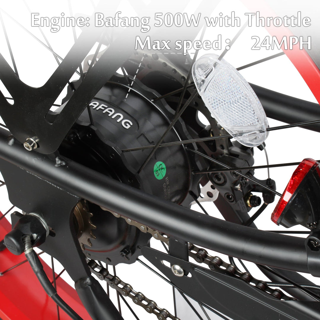 Micargi Cyclone 26" 48V 500W Electric Fat Tire Beach Cruiser
