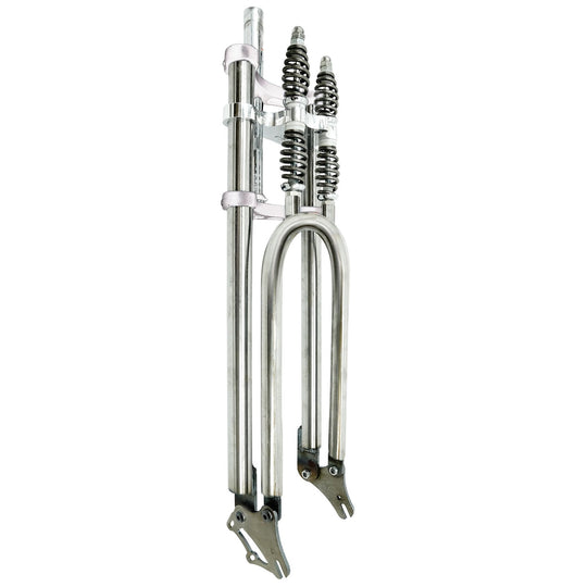 Micargi FK-GTS640305145D8 26'' Over and Under Dual Spring Adjustable Classical Fork for Disc Brake 1-1/8" (28.6mm)