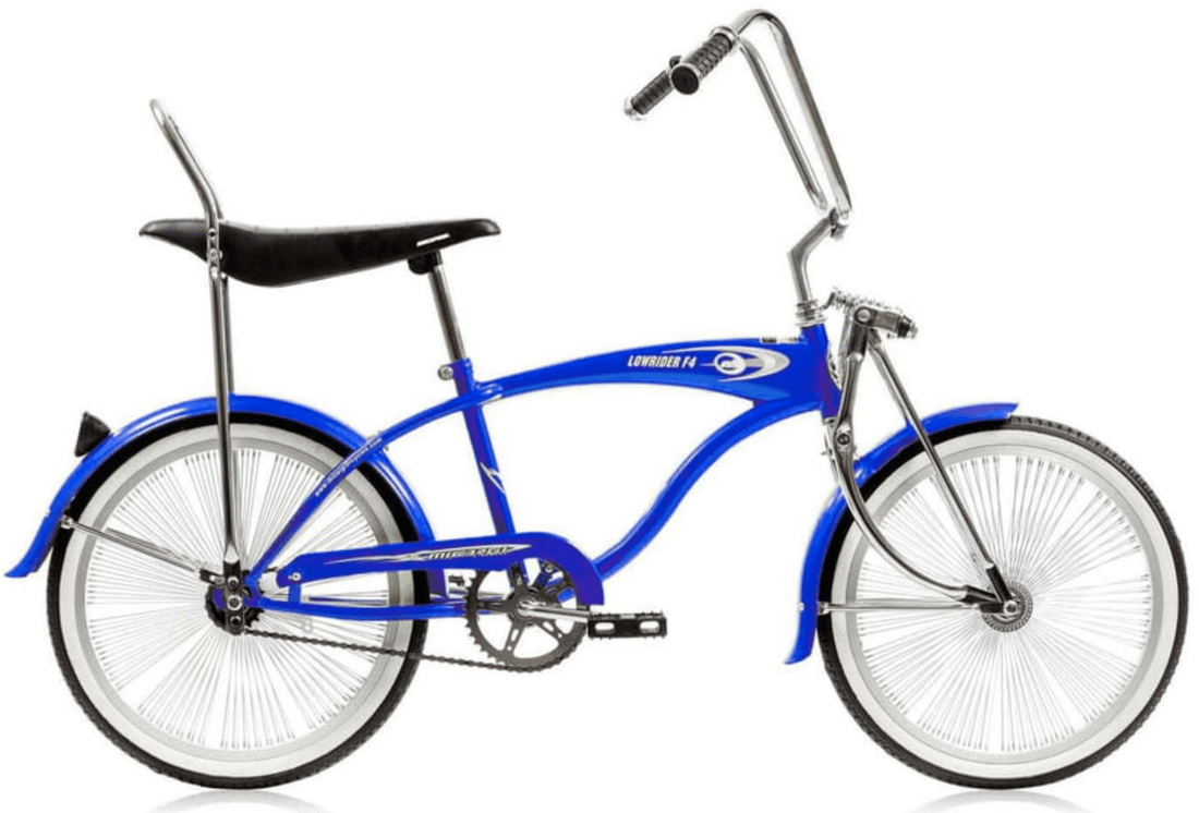 Micargi F4 Lowrider Bicycle, Blue, Lowrider F4-bl Micargi F4 Lowrider Bicycle, Blue, Lowrider F4-bl
