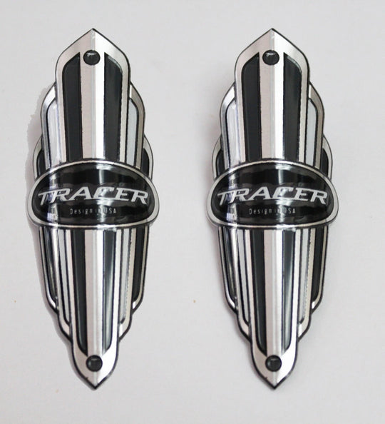 Micargi and Tracer Head Badges