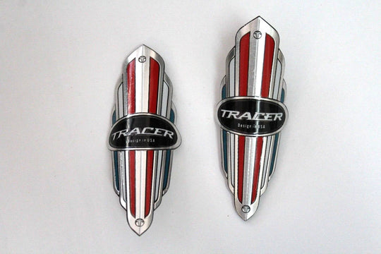 Micargi and Tracer Head Badges