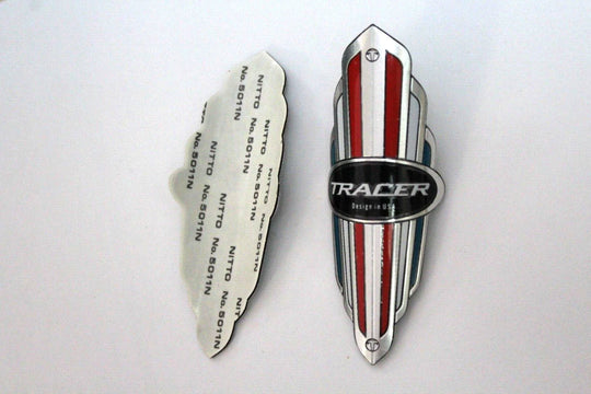 Micargi and Tracer Head Badges