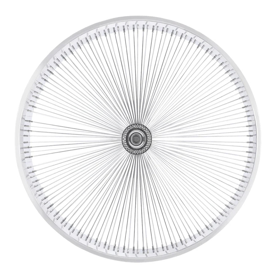 Micargi WH-TR7529140 29"X4"X13GX140H Aluminum Polish Fat Rims Wheel Set