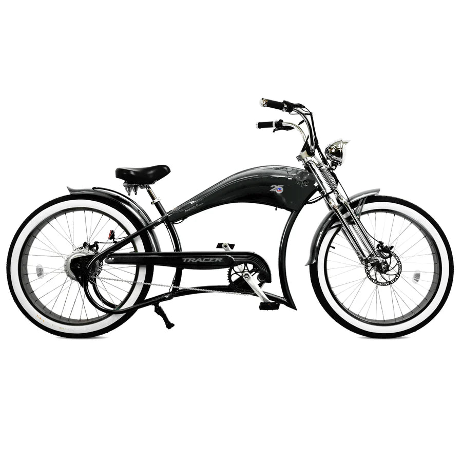 Tracer Twenty5 DS 500W Chopper Cruiser E-Bike Black/PLS Tracer Twenty5 DS 500W Chopper Cruiser E-Bike Black/PLS